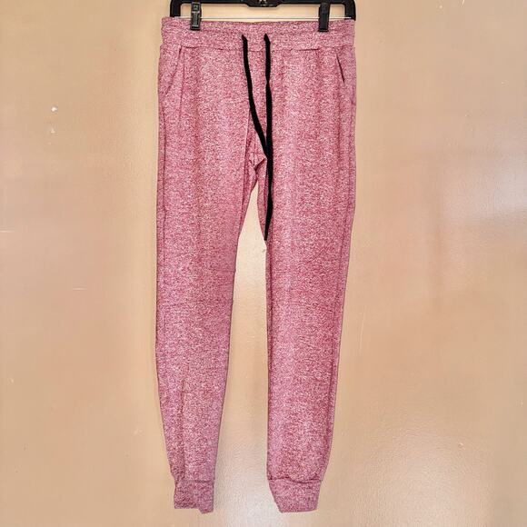 BuffBunny Women's Jasmine Jogger Legging Pocket Drawstring Athletic Pant Red - Picture 1 of 9